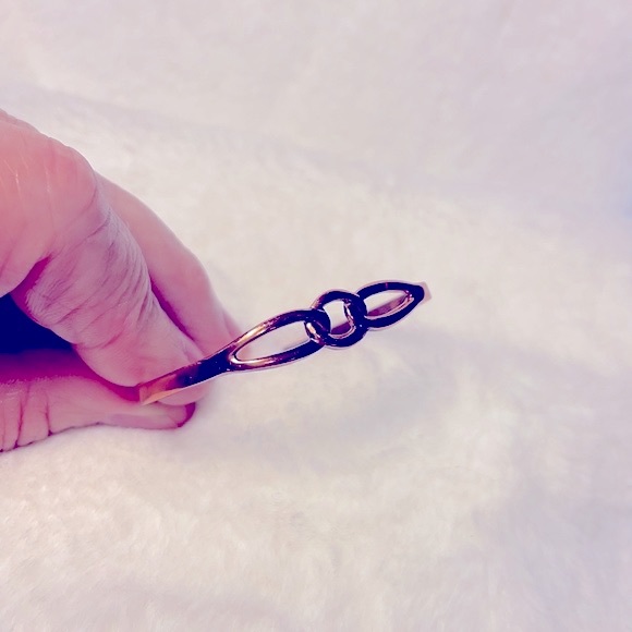 (2/$15) Small genuine copper cuff bracelet - Picture 6 of 7